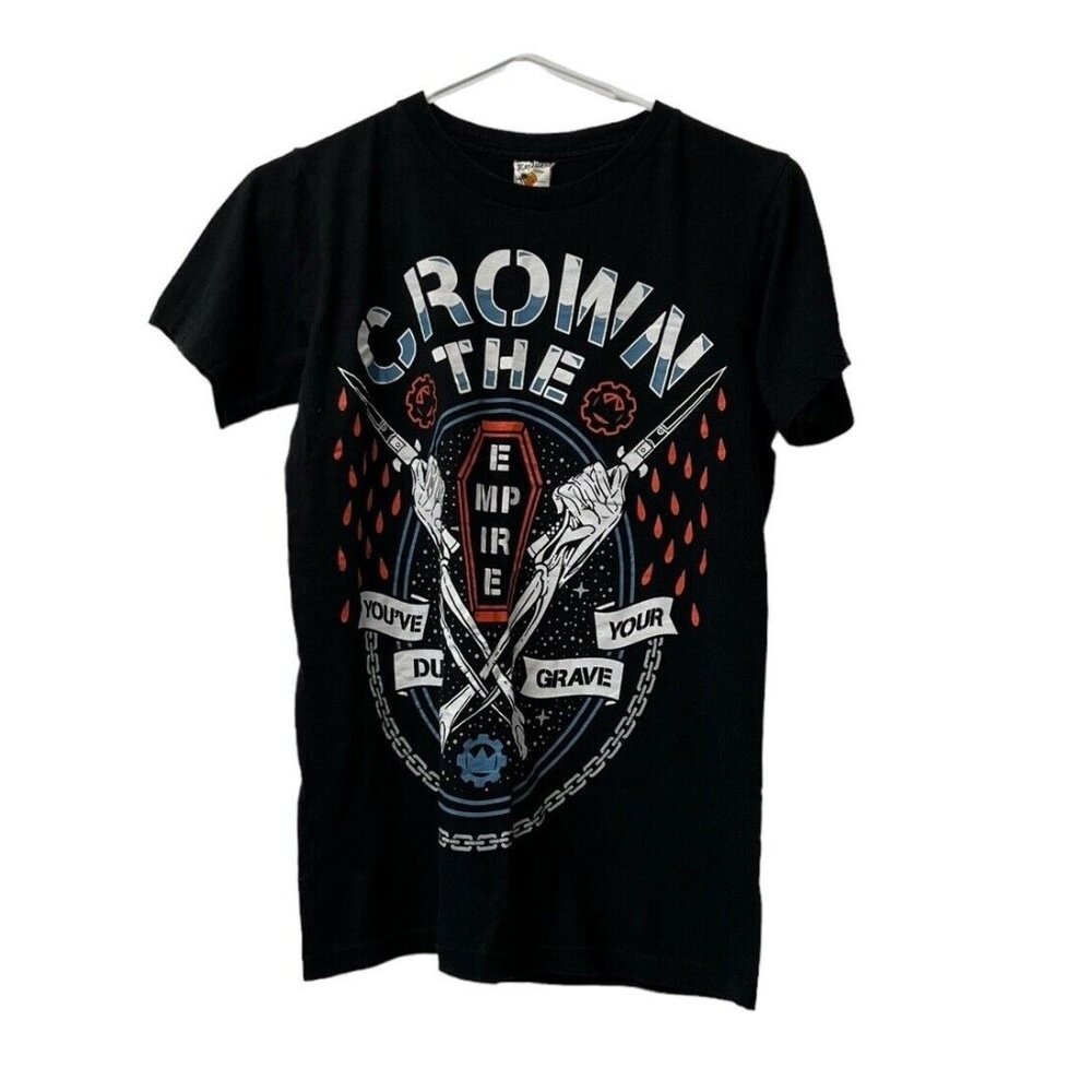 Crown The‎ Empire Texas Band Metal T Shirt Size Small Rock Punk Hip Hop Grunge
